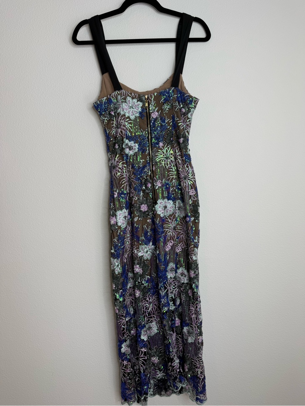 ELLIATT Paige Sequin Mesh Midi Dress Sz Small - Picture 15 of 16